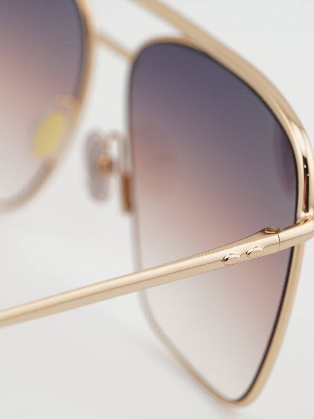 Isabel Marant IM 0118/S 0000 FF Sunglasses Gold Square Frame, Grey Lenses - Picture 4 of 9